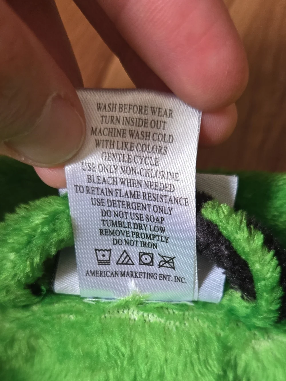 Minecraft Creeper Green Plush Kids size 8 Robe with Front Pockets VGUC